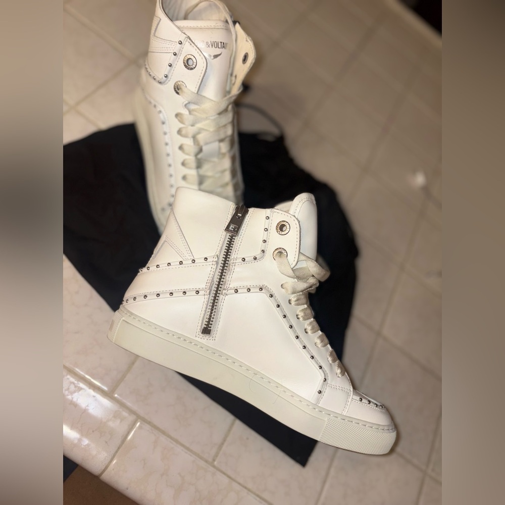 ZADIG & VOLTAIRE sneakers new sz 37 - Picture 3 of 12